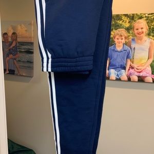 Boys Navy Sweatpants Adidas